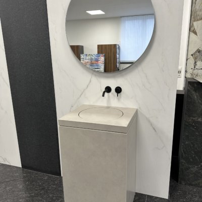 Kubus Waschtisch Säule