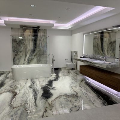 Luxus Badezimmer Badgestaltung Wiebe Naturstein