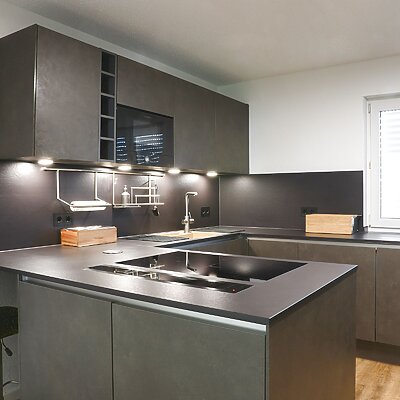 Dekton Sirius Kuechenarbeitsplatte Mit Rückwand Natursteinwerk Wiebe Kuechenplanung Kuechen