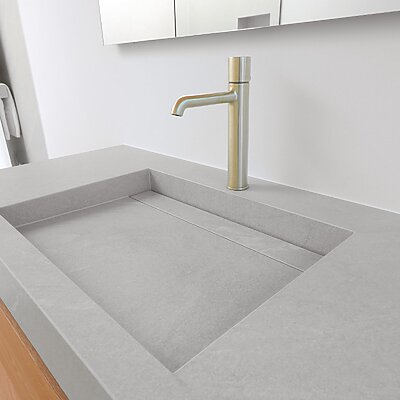 Waschtisch Mit Becken Integriert Wiebe Naturstein Badezimmer Keramik Platten Grossformat Ohne Fugen Bad