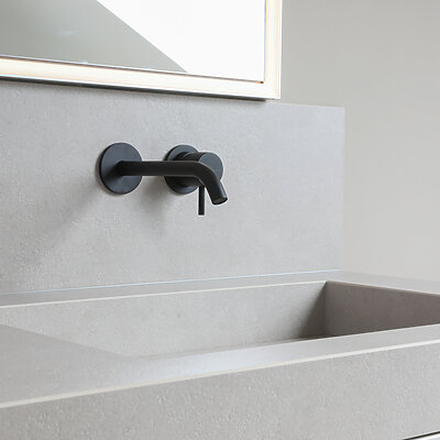 Vallone Noya Duo Waschtischarmatur Schwarz Matt