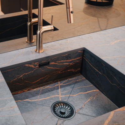 Spuelbecken Keramik Flaechenbuendige Spuele Stein Keramikbecken