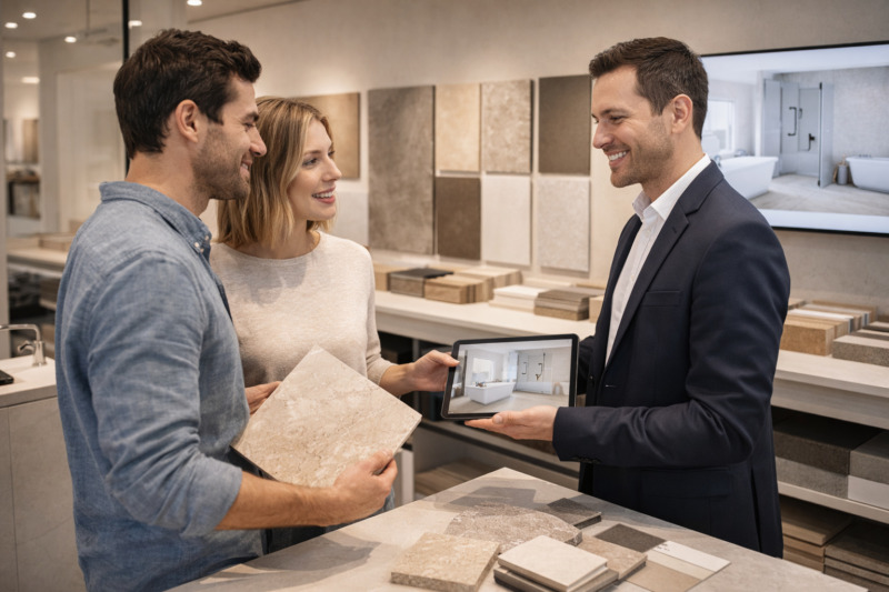 Showroom Besuch Badplanung Showroom Besuch Badplanung