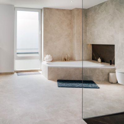 Vallone Badezimmer Naturstein Keramik Wiebe